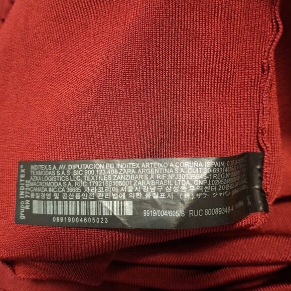 Zara Jumpsuit Women's Shoulder Tie Wide Leg Fashionable Luxury Style Size Small - Picture 10 of 10